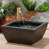 Aquascape Aquatic Patio Pond Kit- Textured Gray Slate w/ Pump & Decor