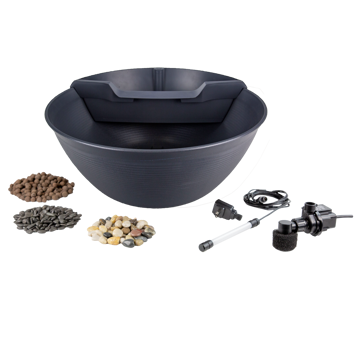 Aquascape AquaGarden Mini Pond Kit- Steel Gray